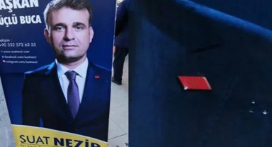 Kim kimin adayı karıştı! İYİ Partili adaydan CHP rozetli seçim afişi