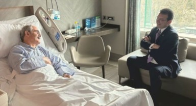 İmamoğlu'ndan Büyükerşen'e geçmiş olsun ziyareti