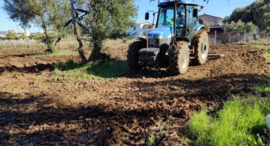 İzmir Büyükşehir çiftçi için arazilerini üretime kazandırdı
