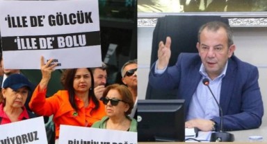 Tanju Özcan'ı eşi de protesto etti: Ben de seni protesto ediyorum