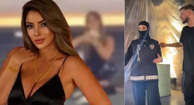 Bu kez polis yeleğiyle video çekti... Ünlü fenomen uslanmıyor