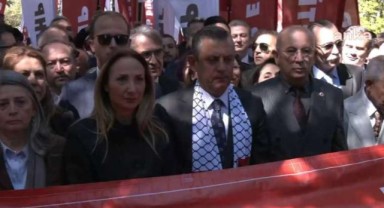 CHP lideri Özel, 'Üç Fidan'ı anma törenine katıldı