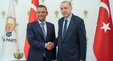 CHP lideri Özgür Özel, Cumhurbaşkanı Erdoğan ile görüşmek üzere AKP Genel Merkezi'nde