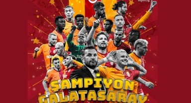 Süper Lig şampiyonu Galatasaray oldu!