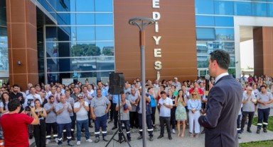 Başkan Önal, personeliyle bayramlaştı