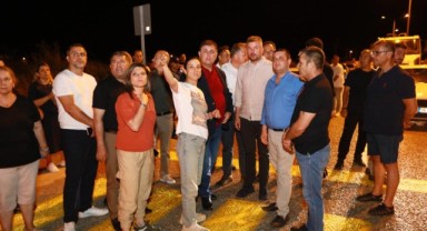 Başkan Tugay, Selçuk'ta yangın bölgesinde incelemelerde bulundu