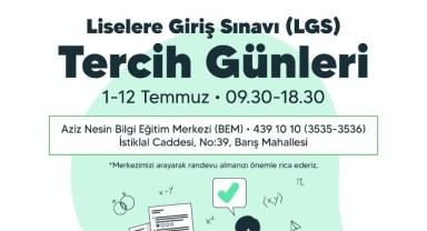 Buca Belediyesi tercih sürecinde öğrencilerin yanında