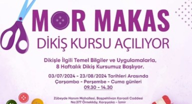 Büyükşehir kadınlara yönelik dikiş kursu açıyor