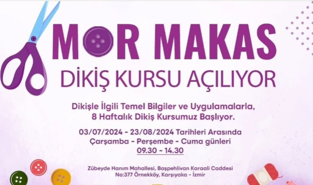 Büyükşehir kadınlara yönelik dikiş kursu açıyor