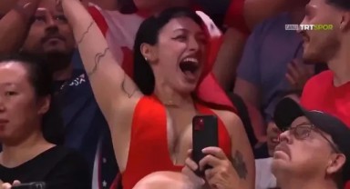 Filenin Sultanları'nın kazandığı maçta sevinciyle gündem olan Türk kızı merak edildi... Kimdir bu Nazlıcan İrem Köroğlu?