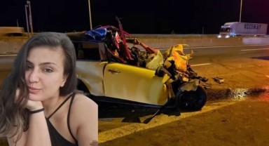 Kamyona çarpan otomobil hurdaya döndü. Genç kadın feci şekilde can verdi
