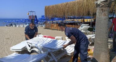 Menderes’te Korsan Şezlonga Geçit Yok