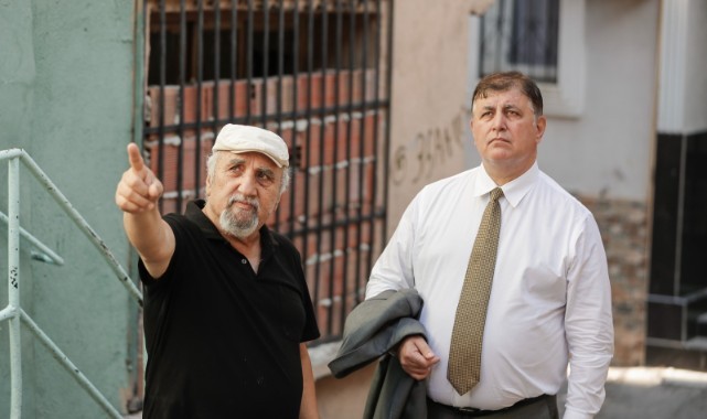 Başkan Tugay’dan Basmane turu