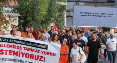 Çiğli'de mahalleliler tarikat yurdunun kapısına mühür vurdu