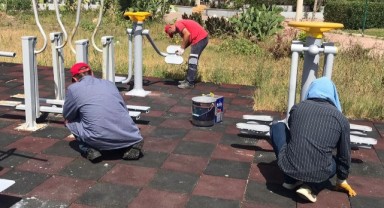 Menderes Parklarında Yenileme Seferberliği