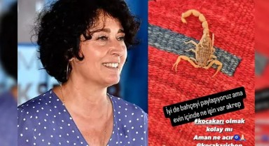Neptün Soyer’den kinayeli paylaşım: Evdeki akrep