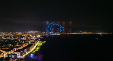 500 dron Körfez’de görsel şölen yaşattı