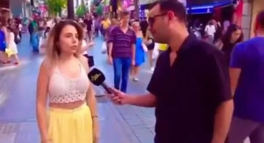 AKP’nin Türkiye Yüzyılı: İzmir'de sokak röportajında instagram yasağını eleştiren kadın gözaltına alındı