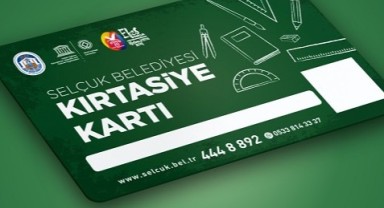 Efes Selçuk Belediyesi Kırtasiye Kartı ile Öğrencilerin Yanında
