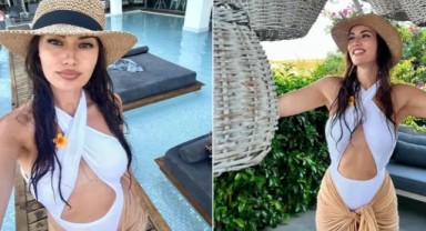 Fahriye Evcen sosyal medyayı salladı