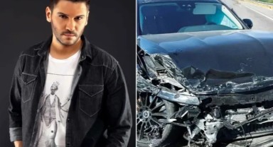 Tolgahan Sayışman'ın 11 milyonluk otomobili hurdaya döndü
