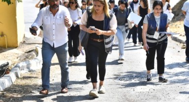 Yangın bölgesinde kapılar tek tek çalındı