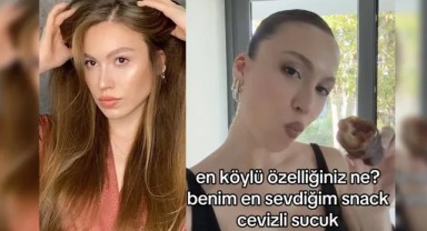 Fenomen Duygu Özaslan'ın 'en köylü özelliğiniz' sözleri tartışma yarattı: 'Cevizli sucuk'