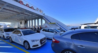 Feribotla taşınan araç sayısı yüzde 30 arttı
