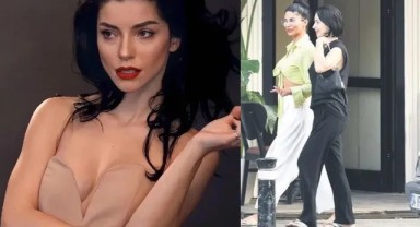 Merve Boluğur yan masadan gelen ikrama kızdı, masayı terk etti