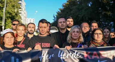 Bornova’da İstanbul Sözleşmesi için yürüyüş
