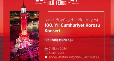 Cumhuriyet Bayramı’na özel 100. Yıl Cumhuriyet Korosu konseri