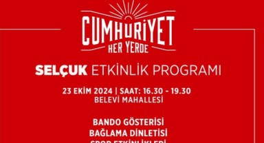 İzmir Büyükşehir Belediyesi’nden Belevi’de 29 Ekim programı