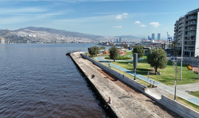 Kordon’da deniz taşkınlarını önlemek için yoğun tempo