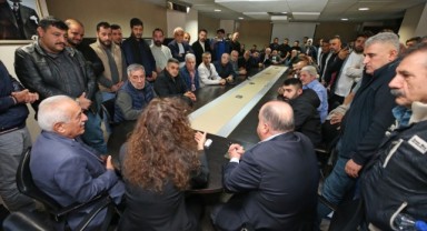 Başkan Ünsal pazarcı esnafını konuk etti
