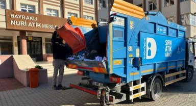 Bayraklı’dan geri dönüşüme 1 yılda 650 ton atık