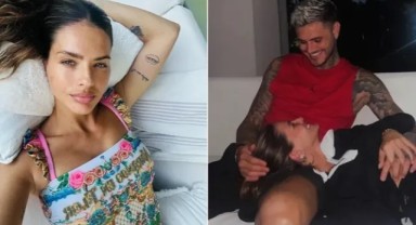 Icardi'den yeni aşkıyla romantik paylaşım: Dizine yatırıp saçlarını okşadı