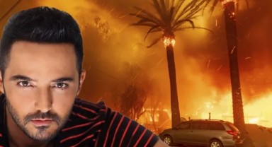 Ünlü şarkıcı Gökhan Özen Los Angeles'taki evinden seslendi: Hani bir yangın yok