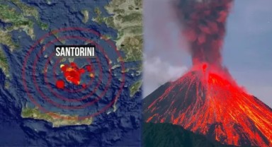 Ege'de Tehlike Büyüyor! Santorini Yerinden Çıktı, Volkan Patlayabilir