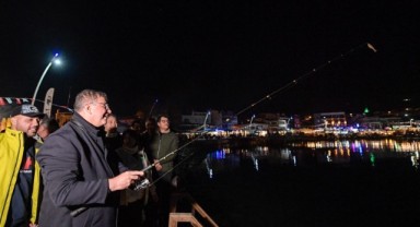 Mordoğan'da balık avı heyecanı