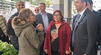 Başkan Eşki’den pazaryeri ziyareti