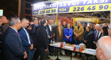 Başkan Kınay, taksicilerle sahurda buluştu