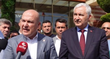 Bakan, Kemalpaşa Belediyesi önünde konuştu: Operasyonluk bir durum yok!