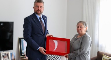 Başkan Görkem Duman’dan şehit evine ziyaret