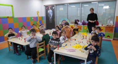 Konaklı minikler sanatla büyüyor