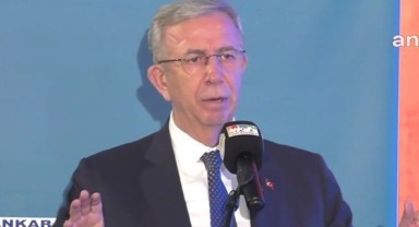 Mansur Yavaş'tan kürsüde 'R.O.K.' tepkisi!
