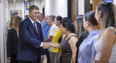 Başkan Tugay, HİM personeli ile buluştu