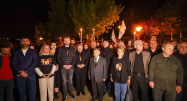 Buca’da “üç fidan” için anma töreni