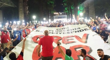 İzmir Büyükşehir Belediyesinde yaklaşık 23 bin işçi greve gitti