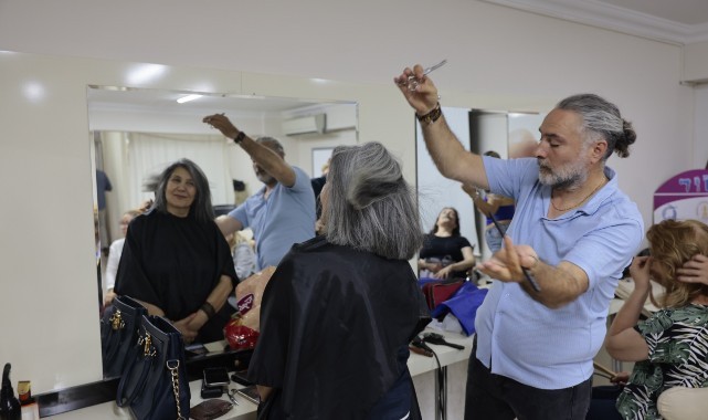 65 yaş üstü Konaklı kadınlara ücretsiz kuaför hizmeti