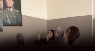 Atatürk'e büyük saygısızlık... Arkalarına bile bakmadan kaçmışlar!